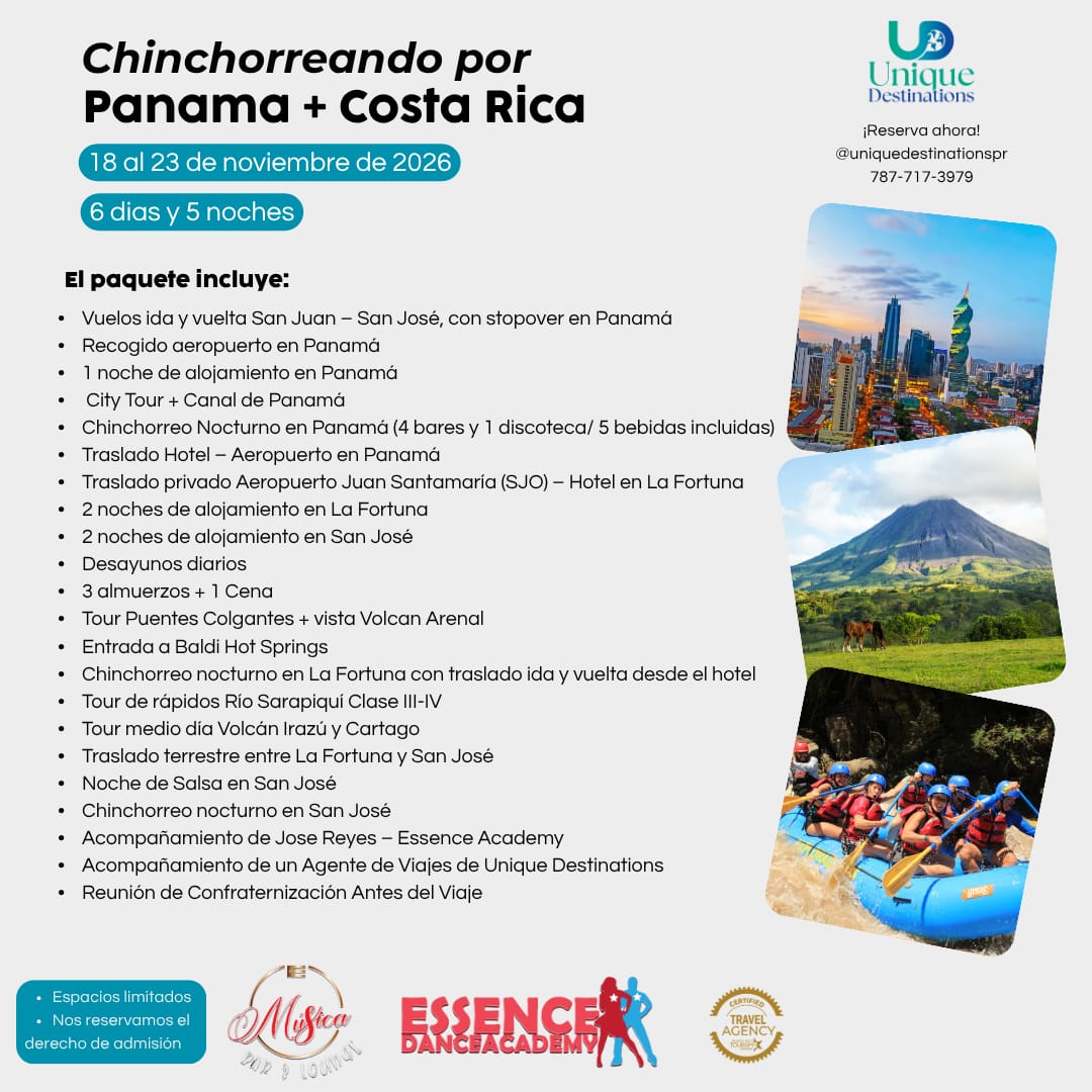 Viaje Grupal: Chinchorreando por Panamá + Costa Rica 2026 | 6 Días / 5 Noches - Imagen 2