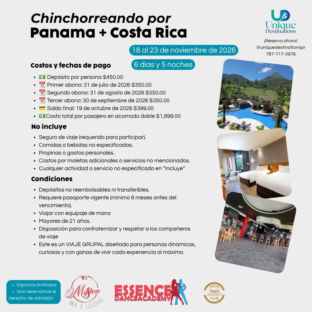 Viaje Grupal: Chinchorreando por Panamá + Costa Rica 2026 | 6 Días / 5 Noches - Imagen 3