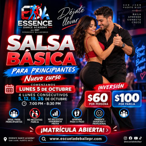 Salsa Básica para Principiantes | Octubre 2026
