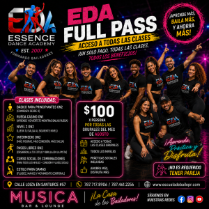 EDA Full Pass – Acceso Ilimitado a Todos los Cursos Grupales del Mes