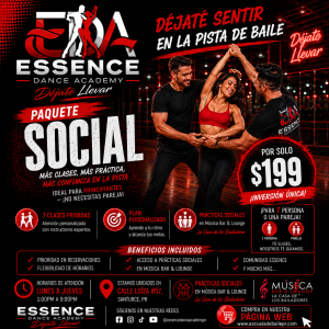 Paquete Social – 7 Clases Privadas de Salsa para Principiantes